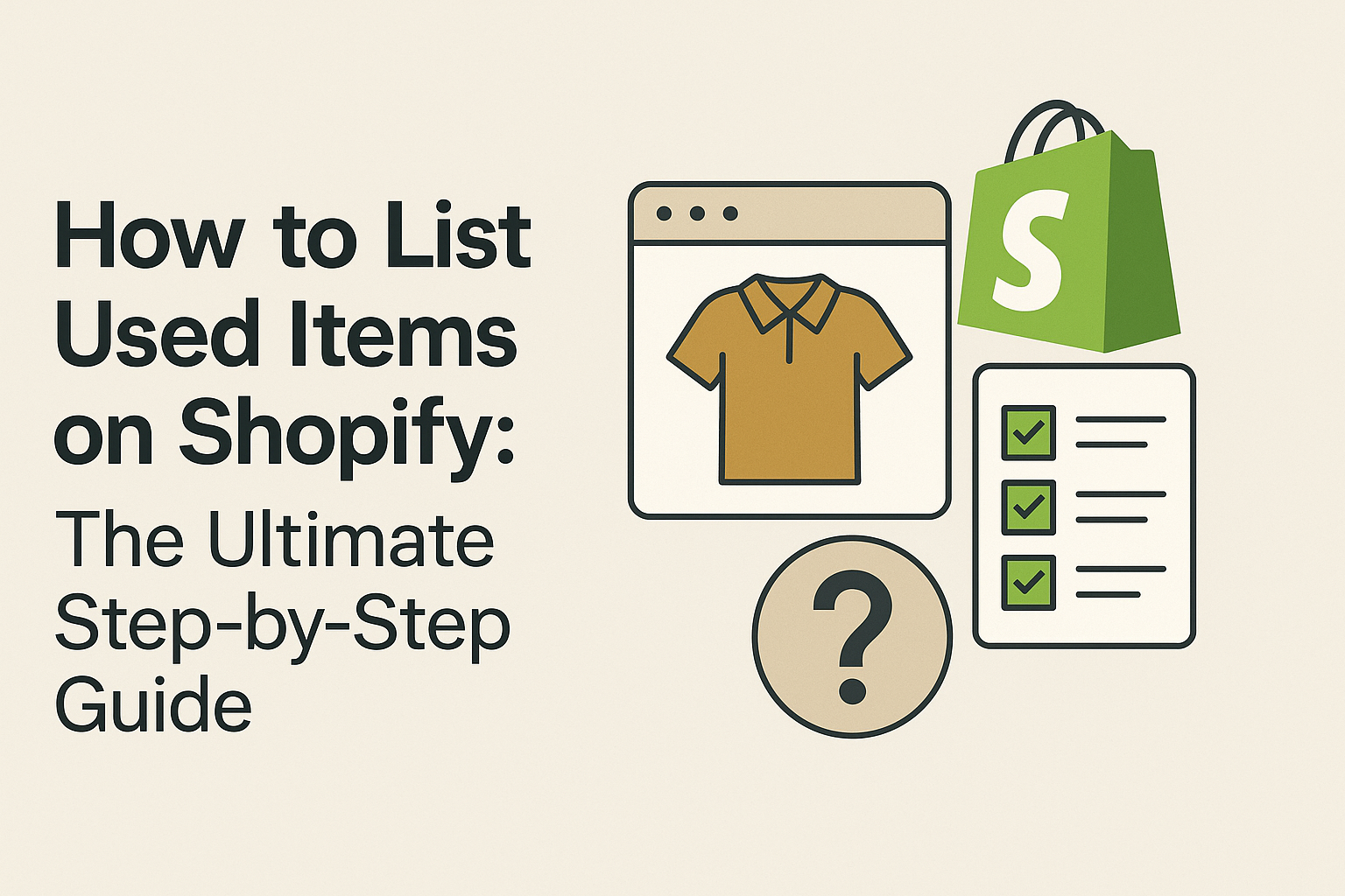 How to Sell Used Items on Shopify – Complete Step-by-Step Guide